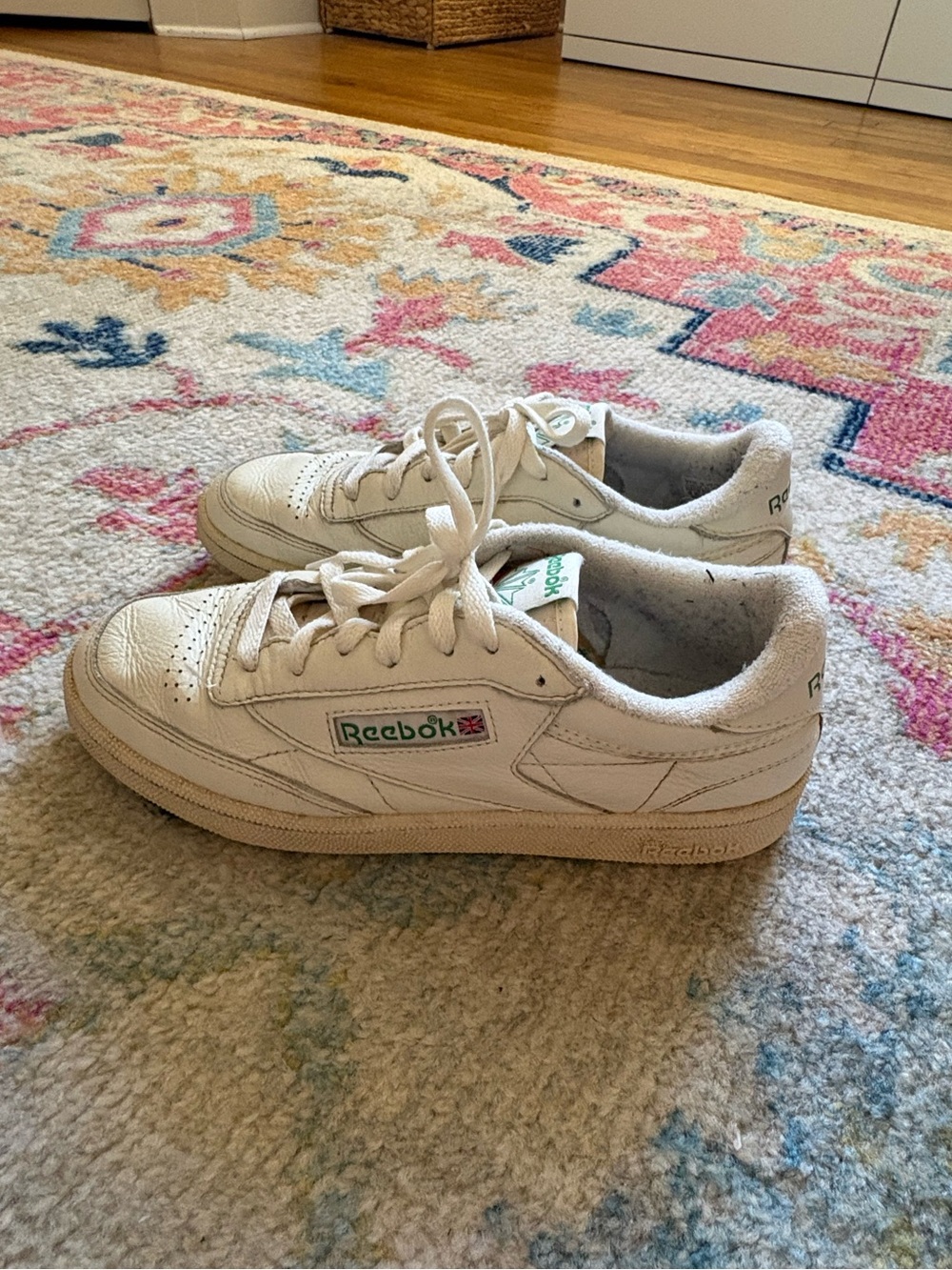White Reebok Club C 85 Sneakers